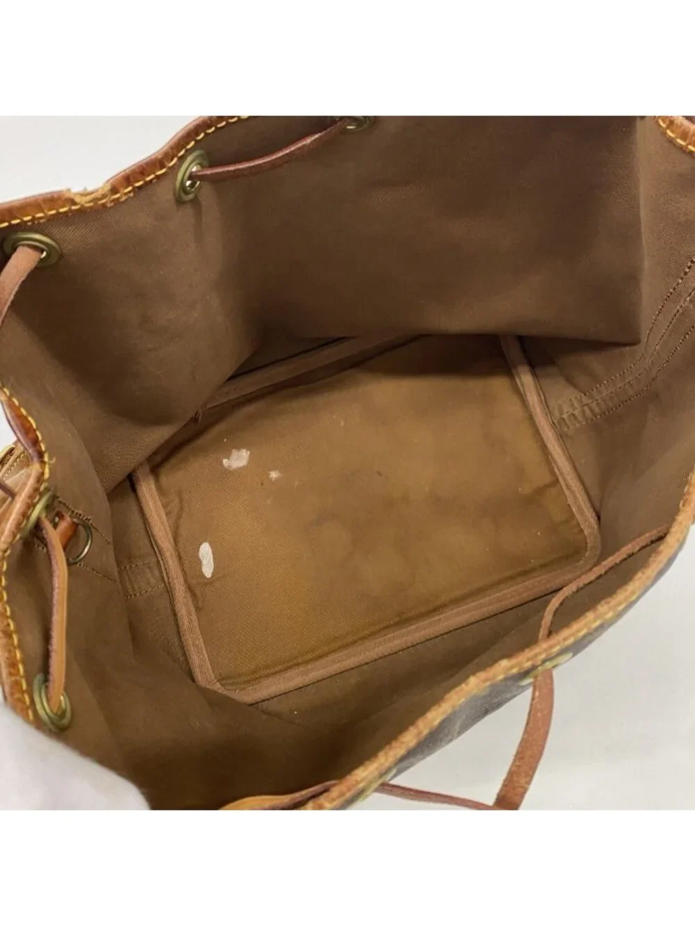 Louis Vuitton Shoulder Bag Monogram Petit Noe Brown